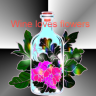 Wine loves flowers